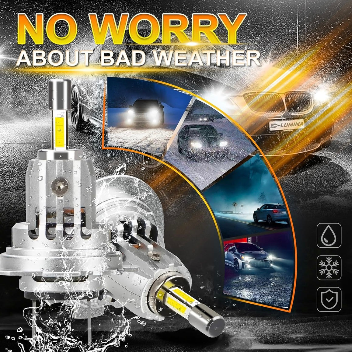D-Lumina 360° h7 led headlight bulb