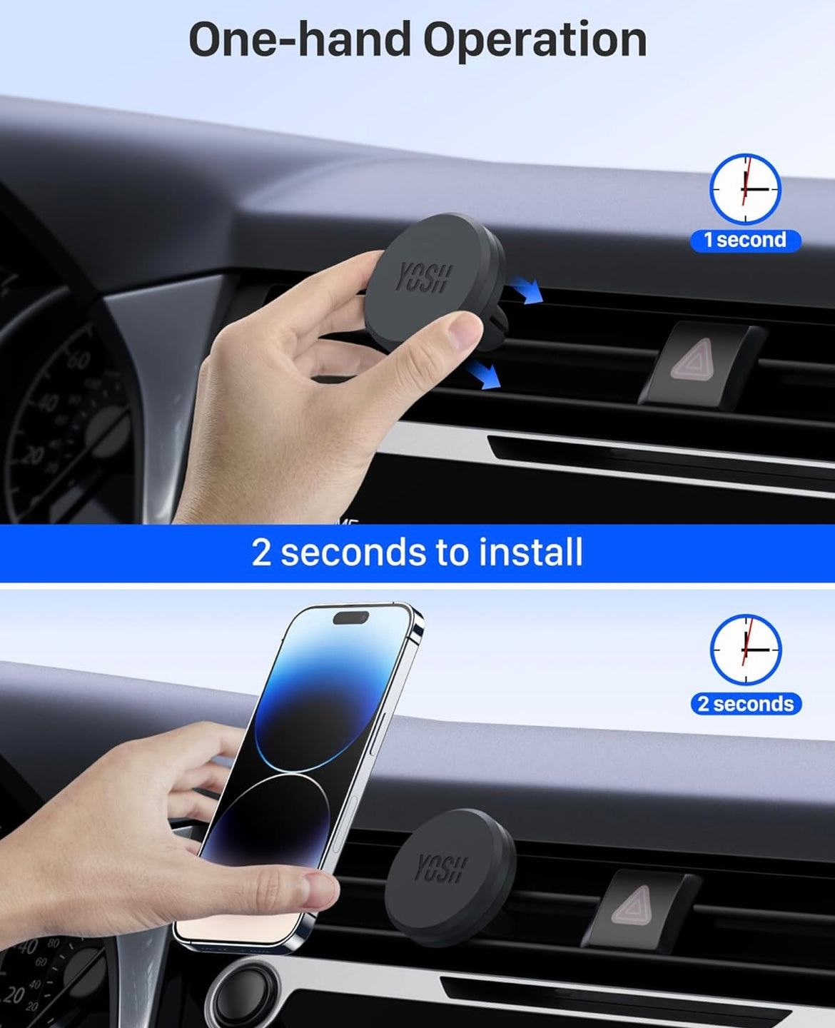Magnetic Phone Car Mount Air Vent