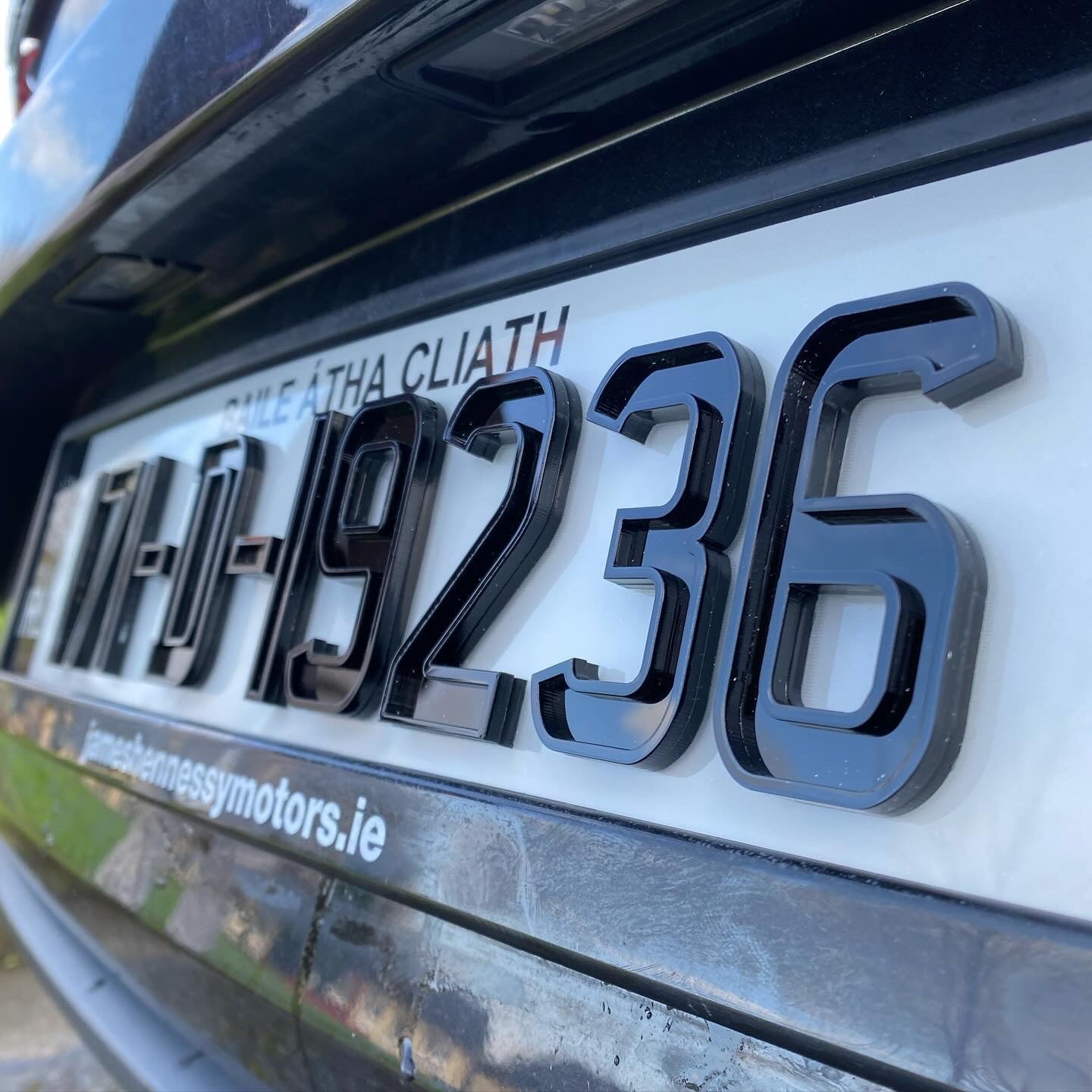 4D Ghost - Number Plates (x2)