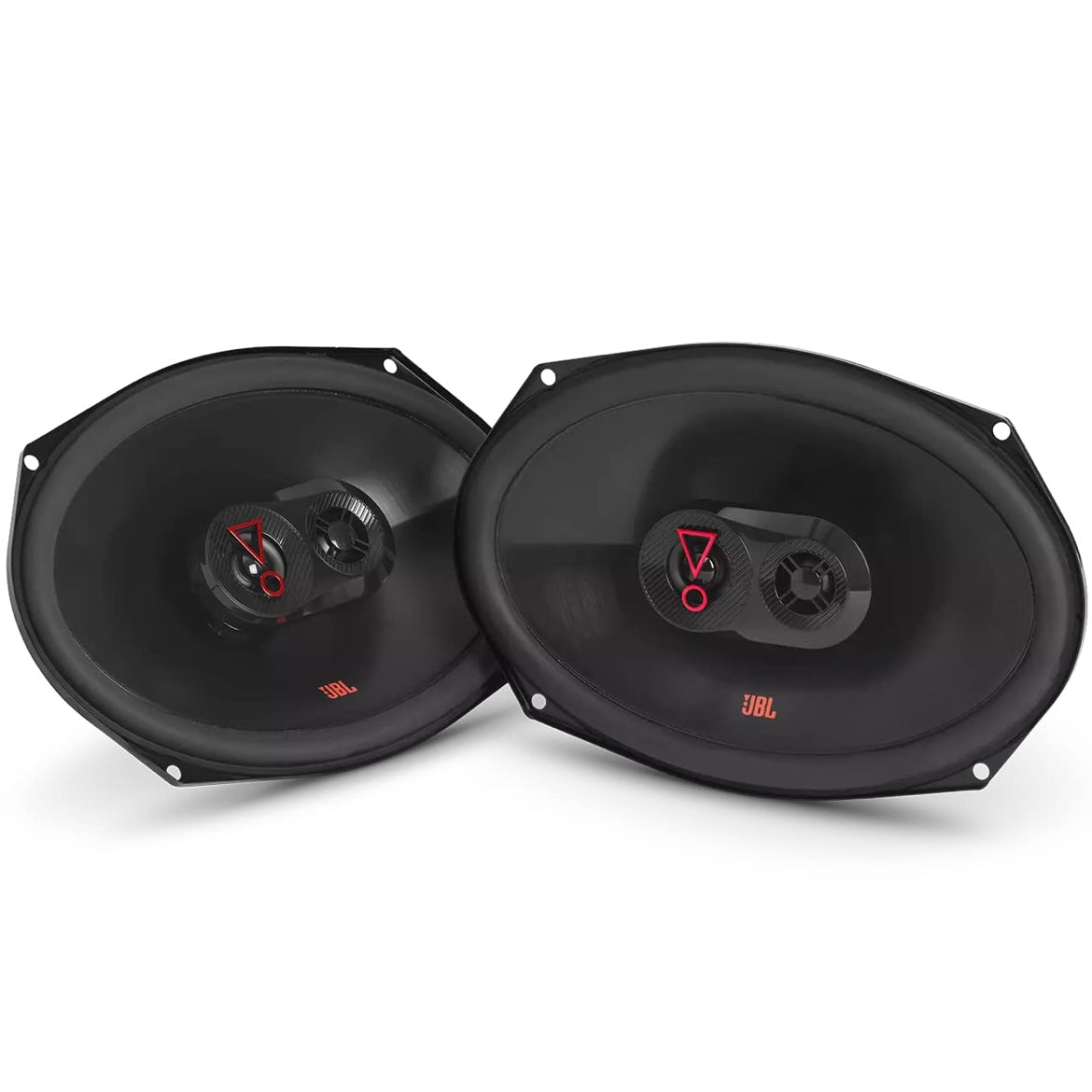 JBL 3-Way Car Speaker Set by Harman Kardon without Grille - 375 Watt Car Speaker Boxes - 6 x 9 Inches (152 mm x 230 mm)