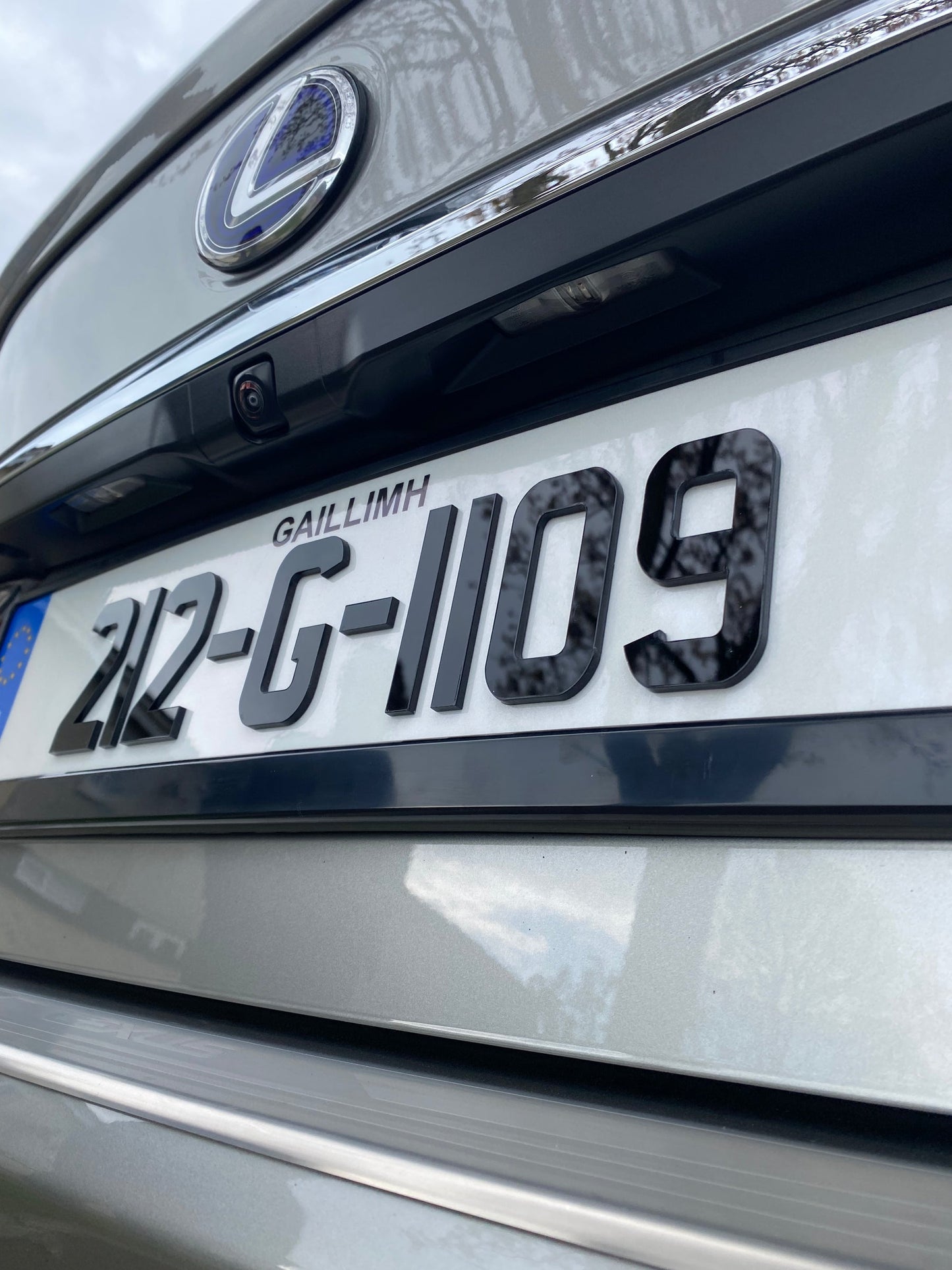 NCT Gloss 3MM 4D Number Plates (x2)