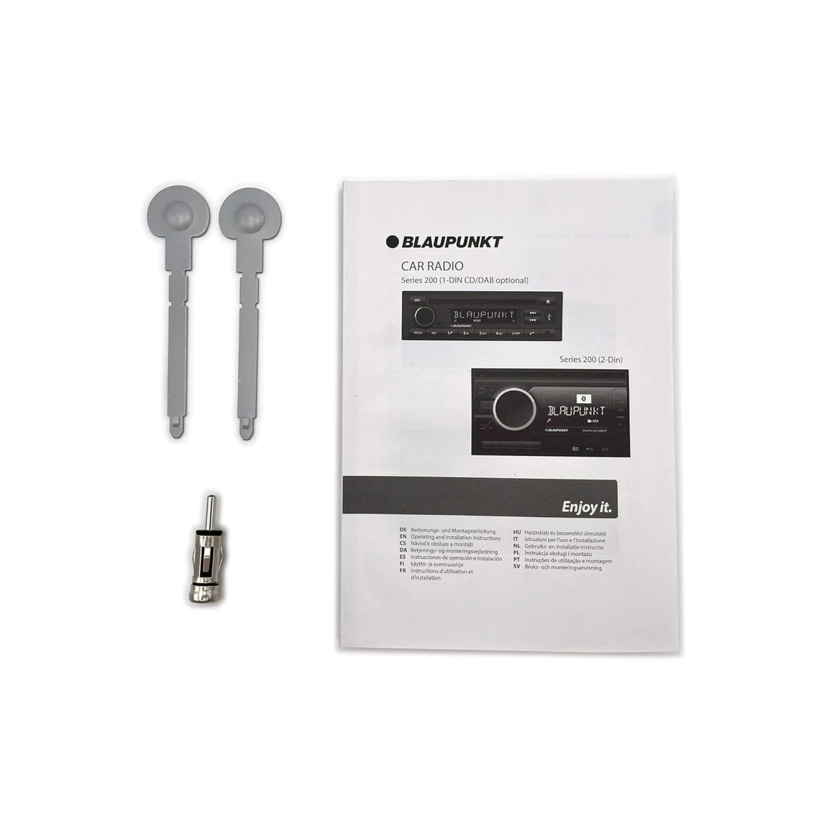 Blaupunkt MADRID200BT Single Din Stereo with Bluetooth, USB & AUX