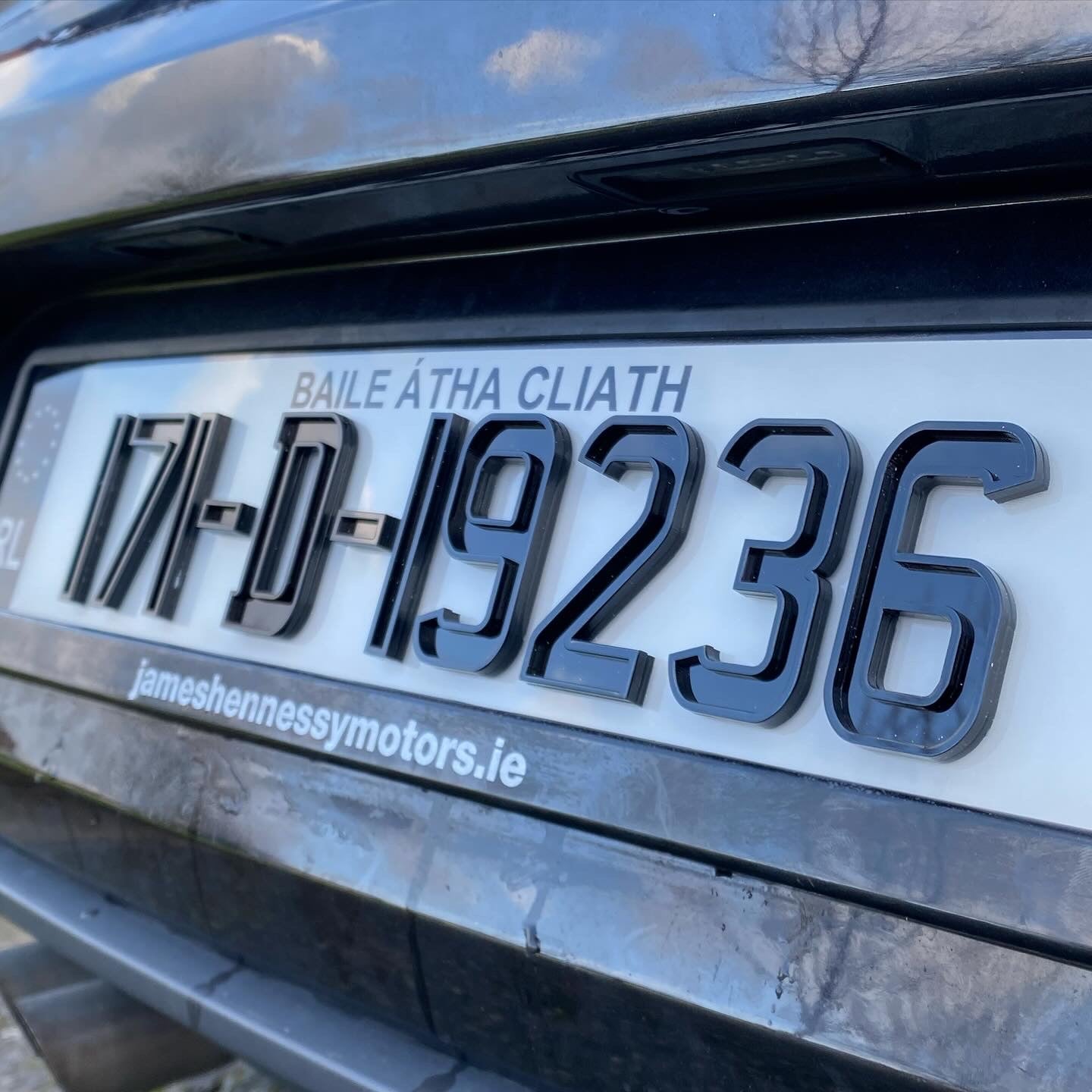4D Ghost - Number Plates (x2)