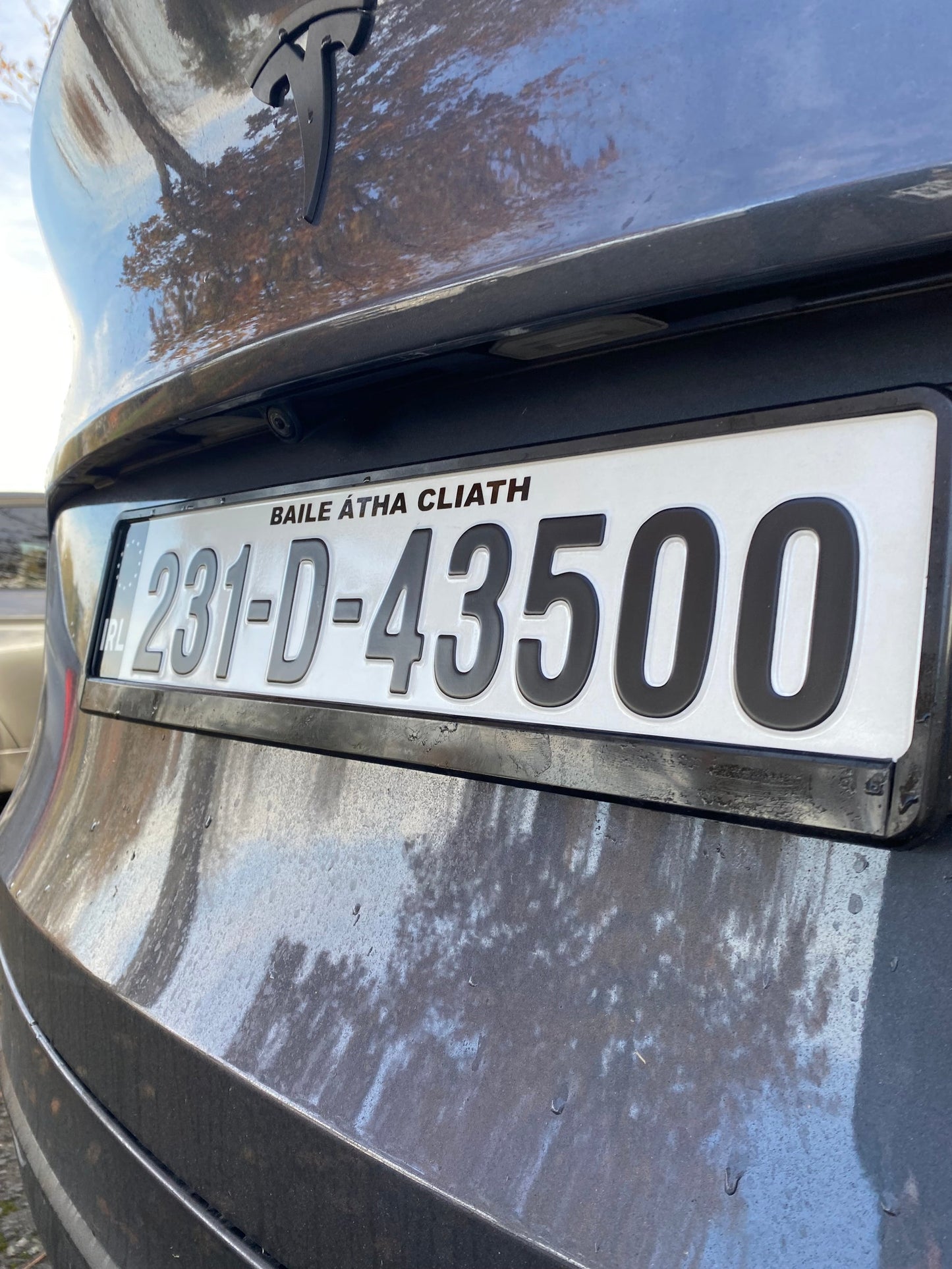 Blackout Irish Metal Pressed - Number Plates (x2)
