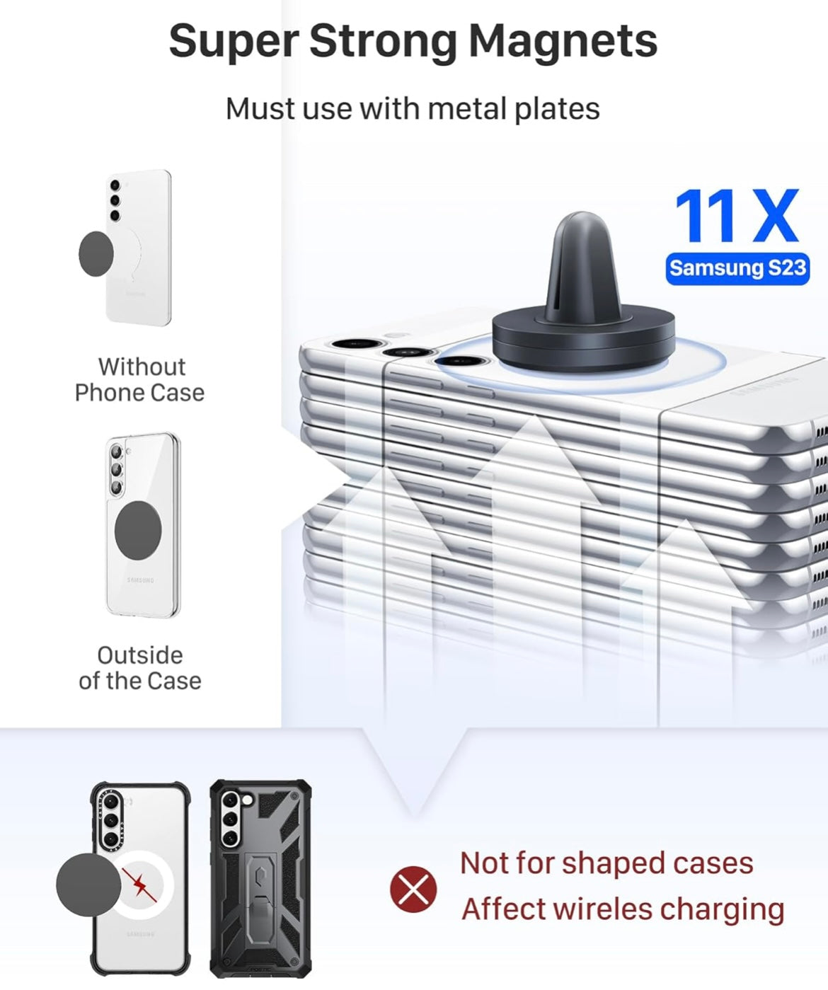 Magnetic Phone Car Mount Air Vent