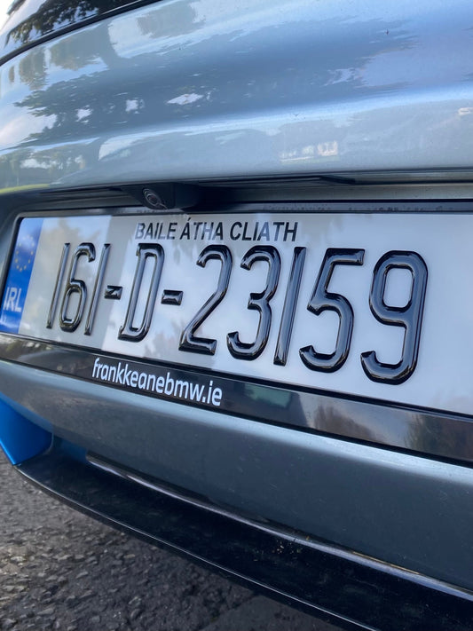 3D Gel - Number Plates (x2)