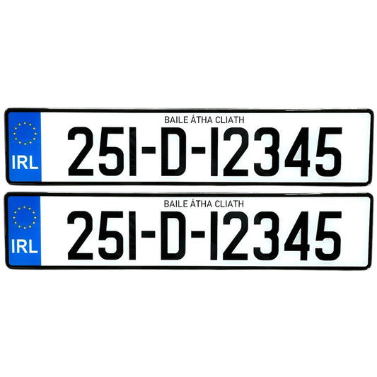 NCT Approved Number Plate