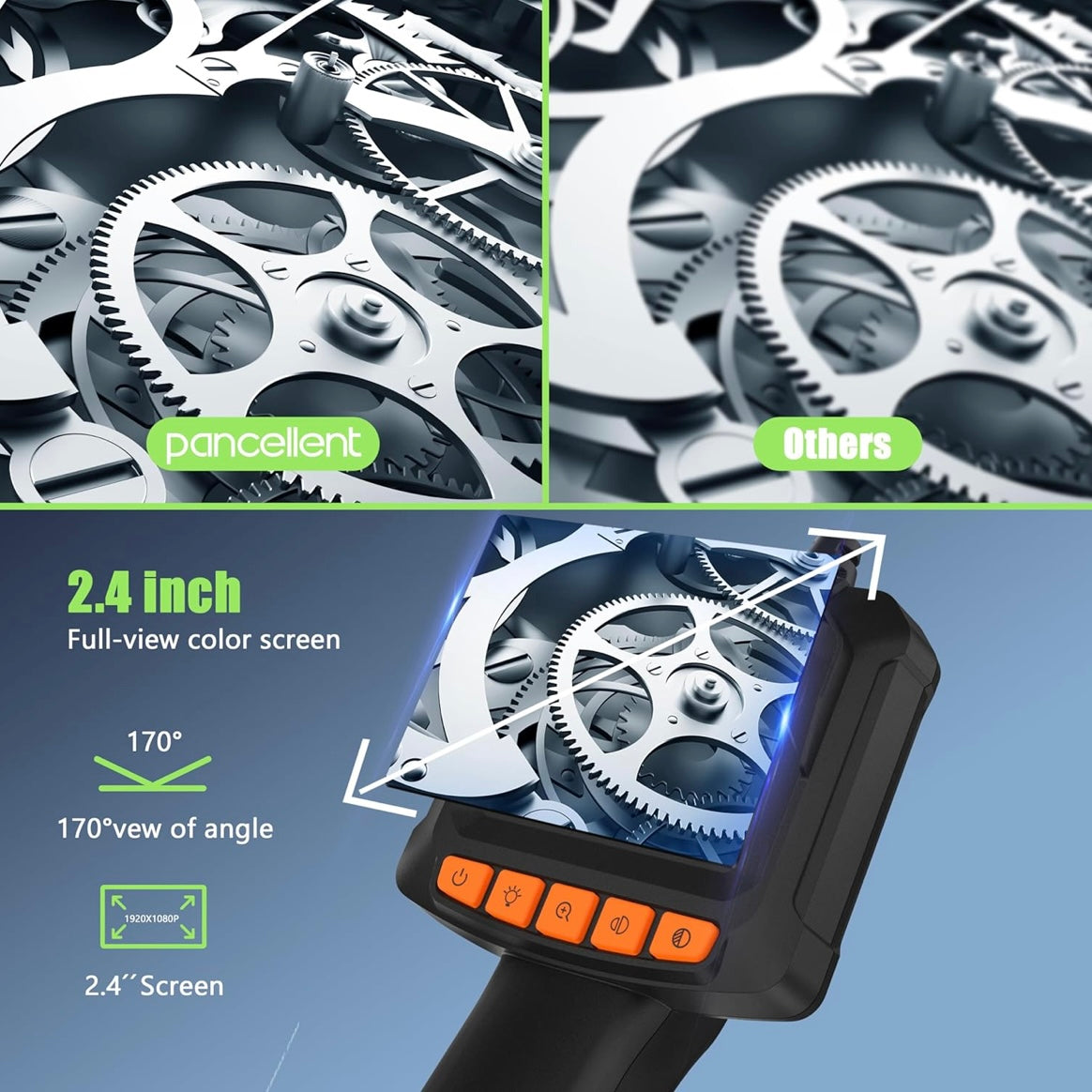 Inspection Camera 2.4” Boroscope