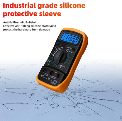 Digital Multimeter, AC/DC Ammeter with LCD Backlight