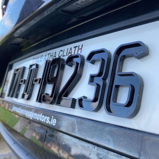 4D Ghost - Number Plates (x2)