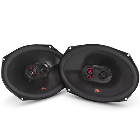JBL 3-Way Car Speaker Set by Harman Kardon without Grille - 375 Watt Car Speaker Boxes - 6 x 9 Inches (152 mm x 230 mm)