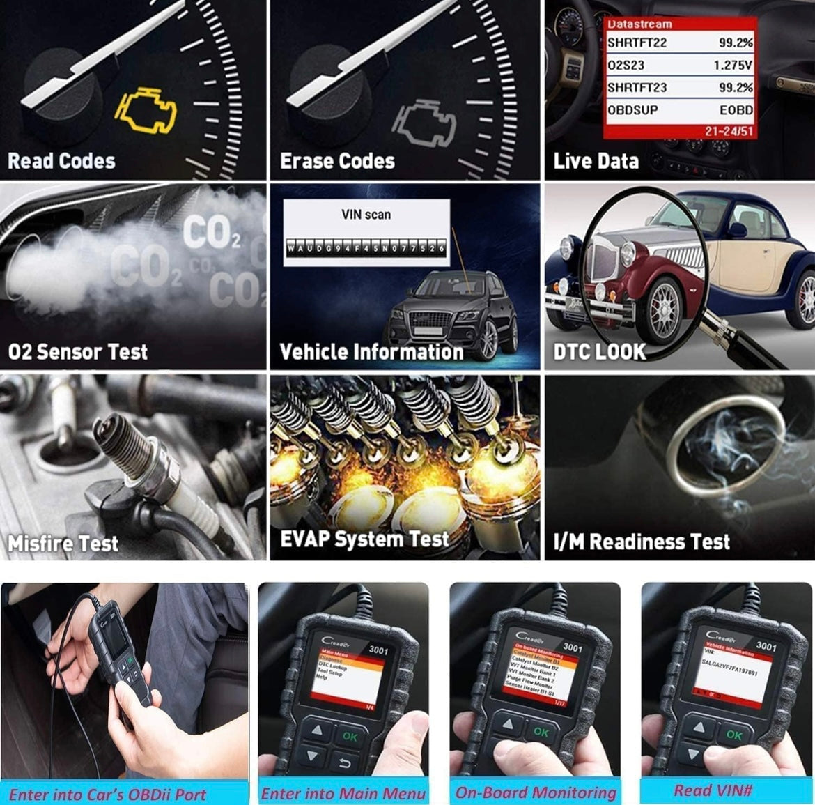 Launch Diagnostic OBD2 Scanner Elite