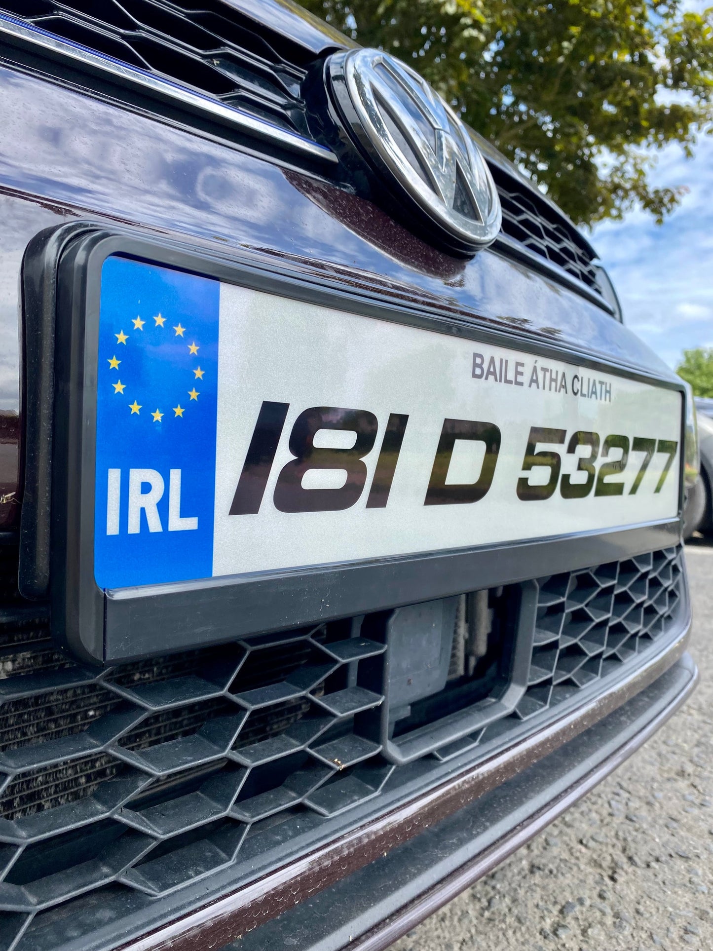 2D Sports Style Number Plates (x2)