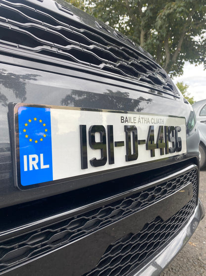NCT Gloss 5MM 4D Number Plates (x2)