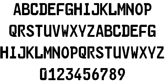 2D German Style - Number Plates (x2)