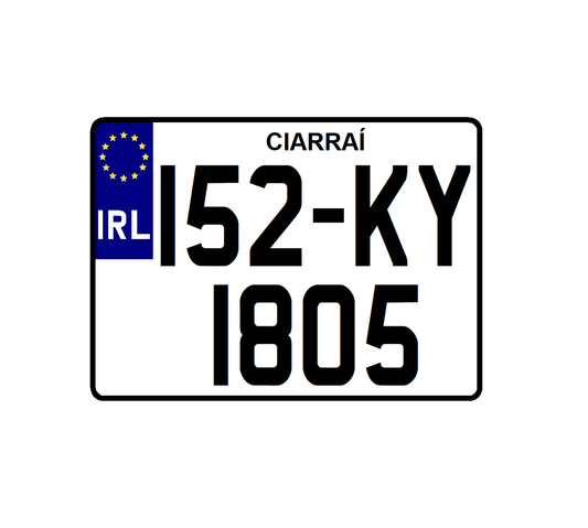 NCT 2D Square IRL - Number Plates (x2)