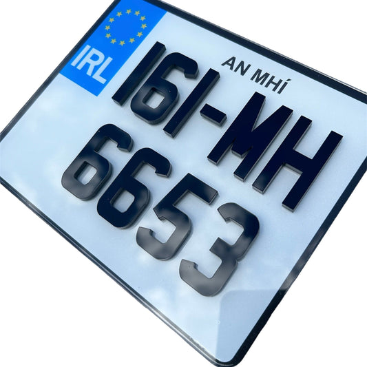 4D Motorbike Plate 190mm x 152mm