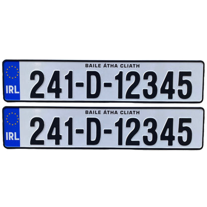 NCT Approved Stamped Plates (x2)
