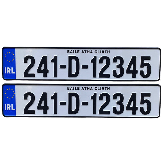 NCT Approved Stamped Plates (x2)