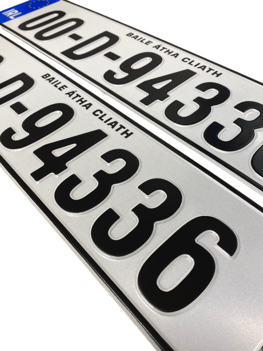 NCT Approved Stamped Plates (x2)