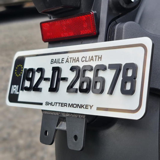 4D Motorbike Plate 230mm x 75mm (x1)