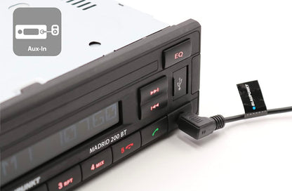 Blaupunkt MADRID200BT Single Din Stereo with Bluetooth, USB & AUX