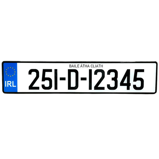 NCT Approved Number Plate