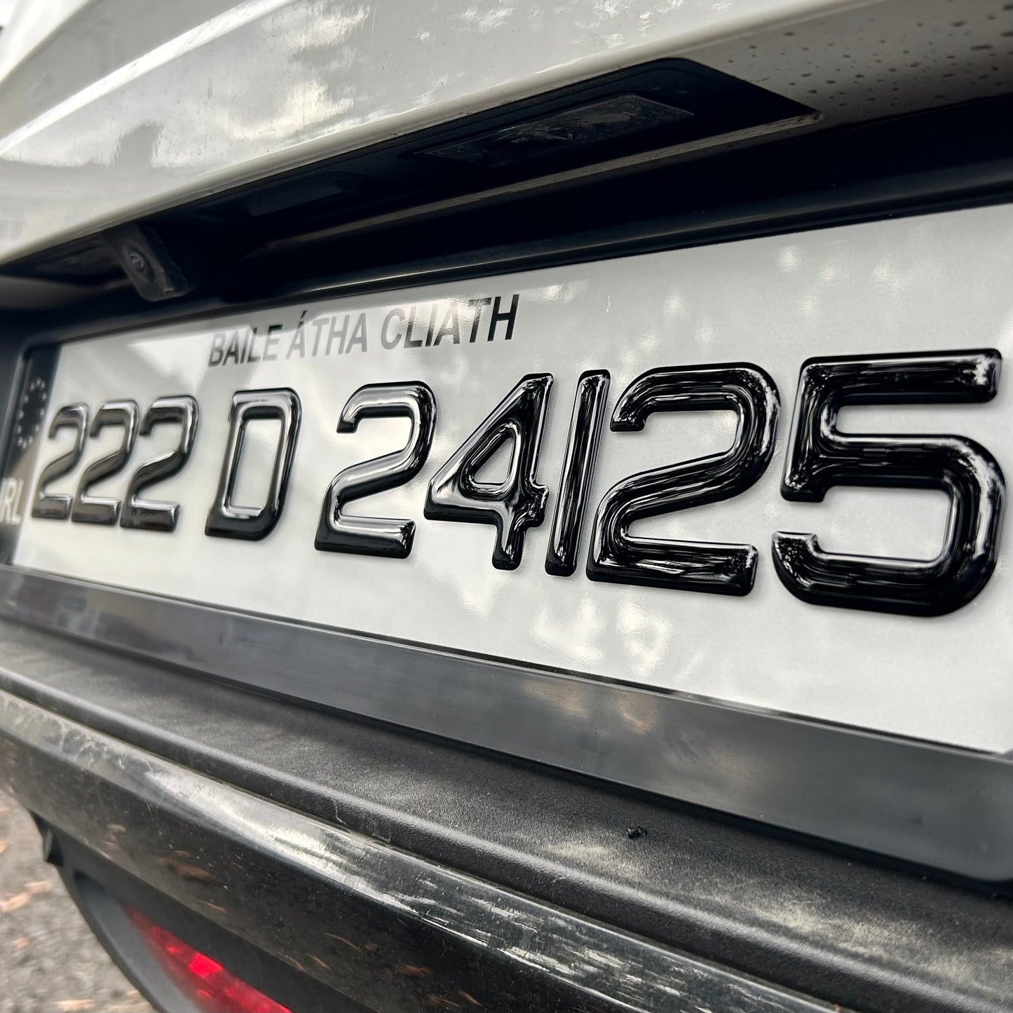 3D Gel - Number Plates (x2)