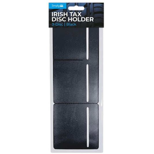 Black Self Adhesive Easy Remove Tax Insurance Certificate Holder